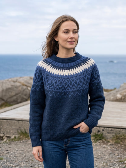 Carole - Print jumper - Car Vg692