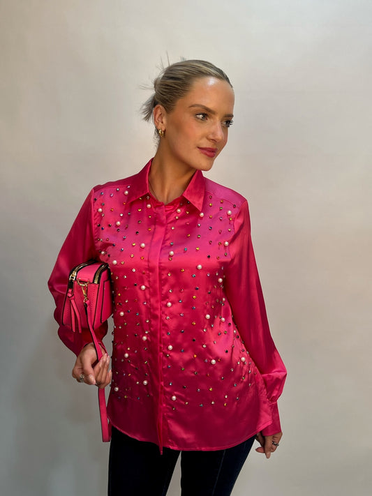 Lipstick - Beeded Blouse - M2309