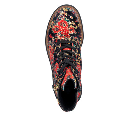Rieker - Floral print ankle boot - Rie 72617-90
