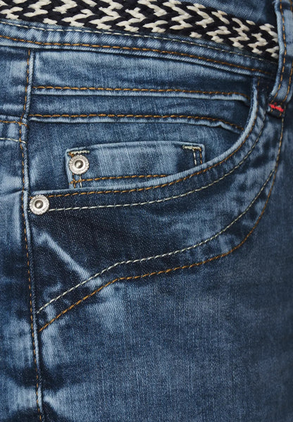 Cecil - Loose Fit Jeans with 7/8 Leg - 376698