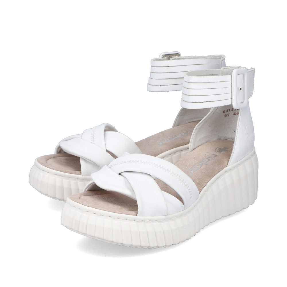 Rieker - Open Toe Wedge Sandal - 64159