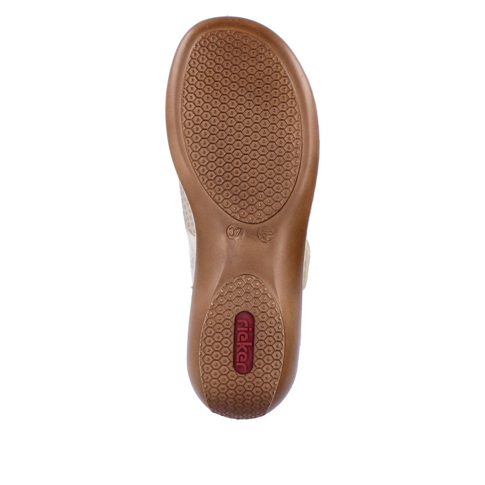 Rieker - Velcro Strap Open Toe Shoe - 65989