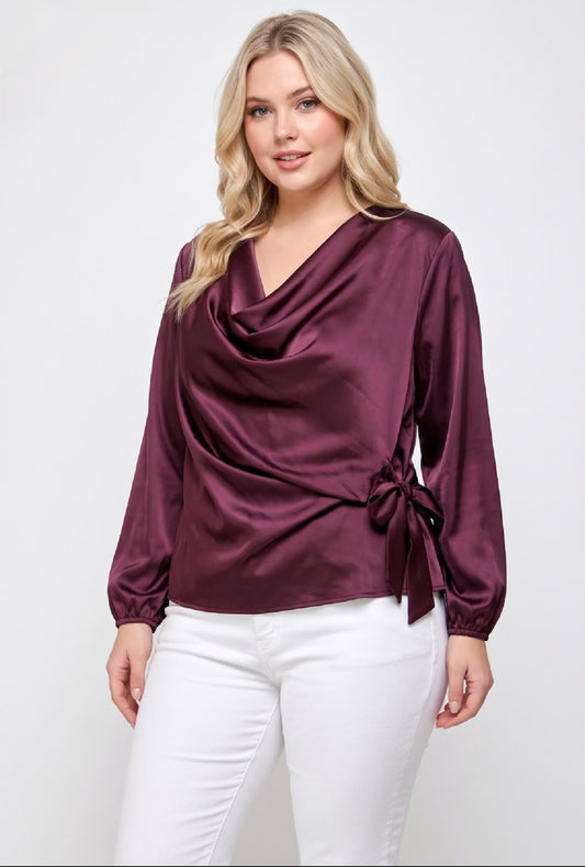 Lamiar - Cowl neck blouse - Lam Bs2302