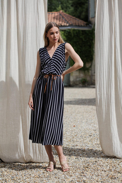 Actuelle - Stripe Dress - 23E025