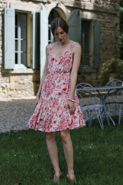 Actuelle - Tie & Dye Strap Dress - 23E081