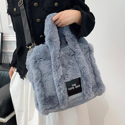 Lipstick - Fur Tote Bag