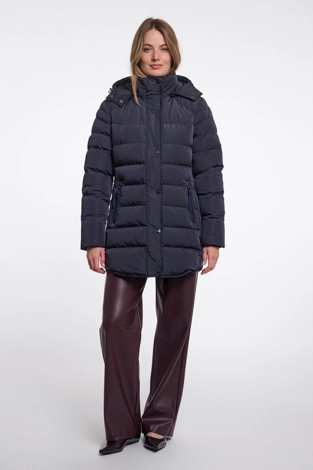 R+P - Padded coat with detach hood - R+p Nusa W6