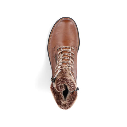 Rieker - Lace Up Fur Boot - 72608
