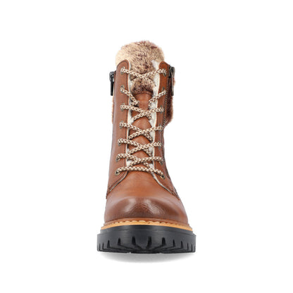 Rieker - Lace Up Fur Boot - 72608