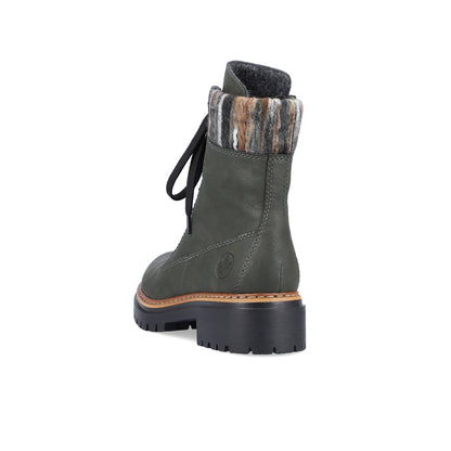 Rieker - Lace Up Fur Boot - 72630