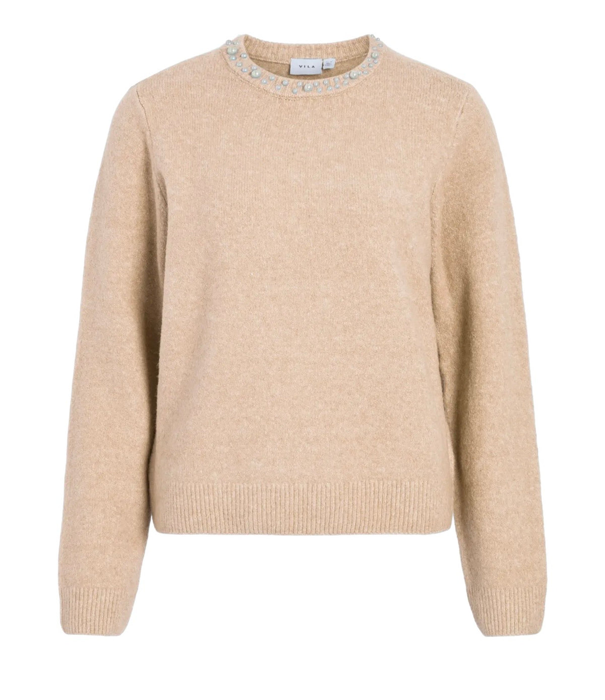 Vila - O-neck l/s knit top - Vi14116180