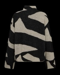 Freequent - Bird eye jacquard knit jumper - Fq 211796