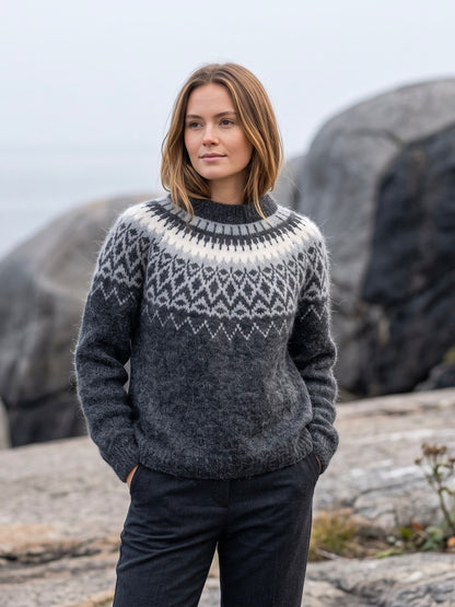 Carole - Print jumper - Car Vg692