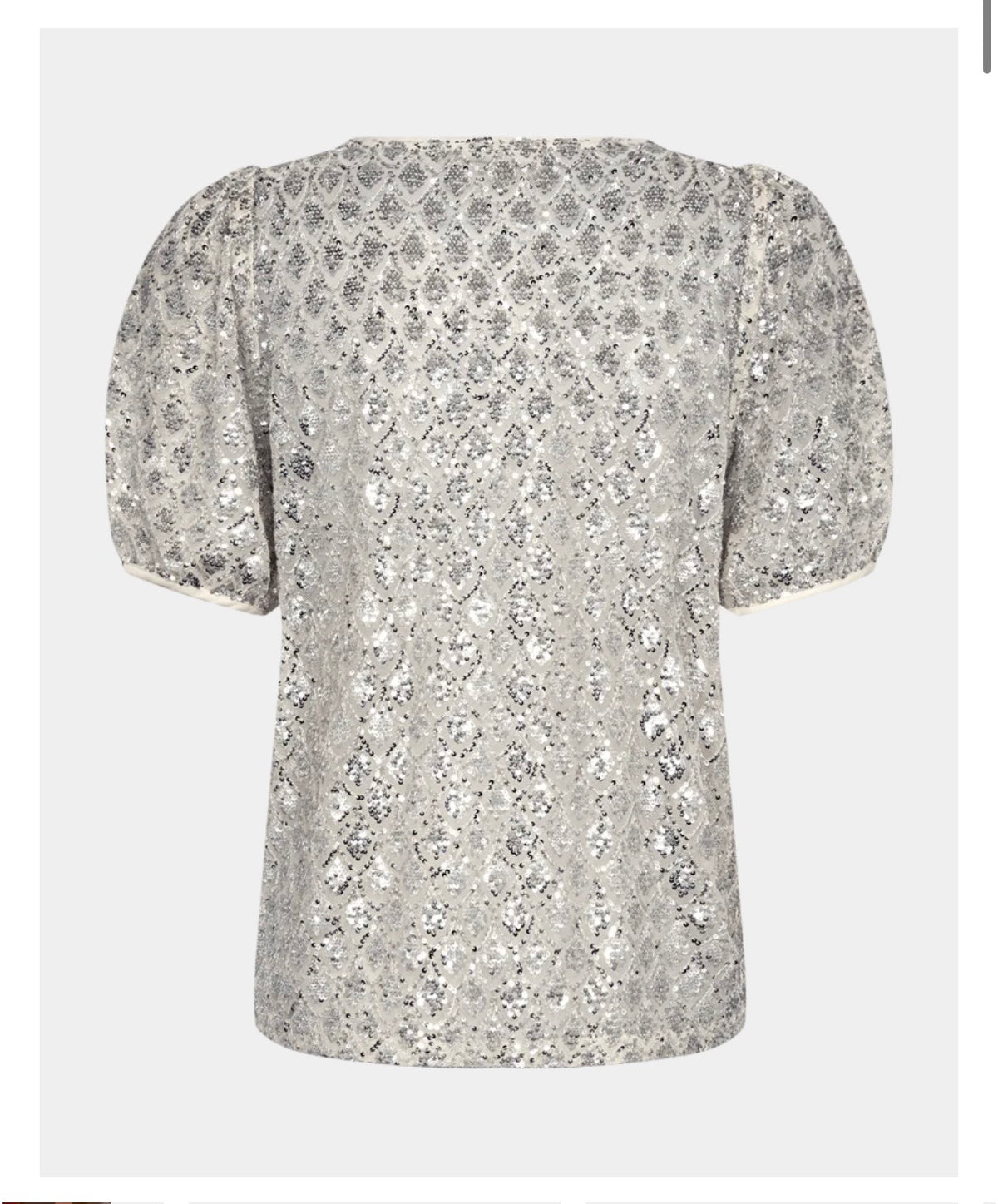 Freequent - Jersey mesh sequin blouse - Fq 212199