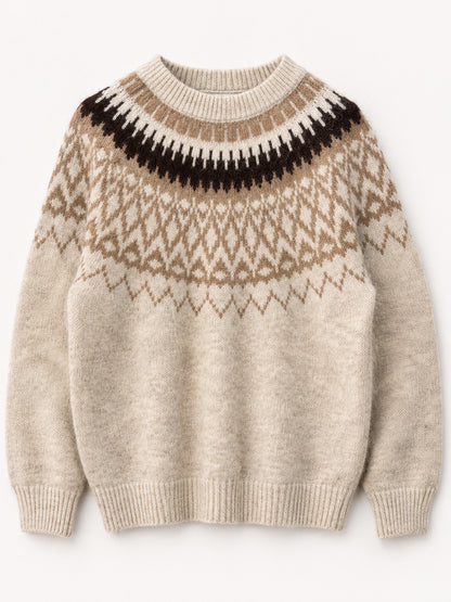 Carole - Print jumper - Car Vg692