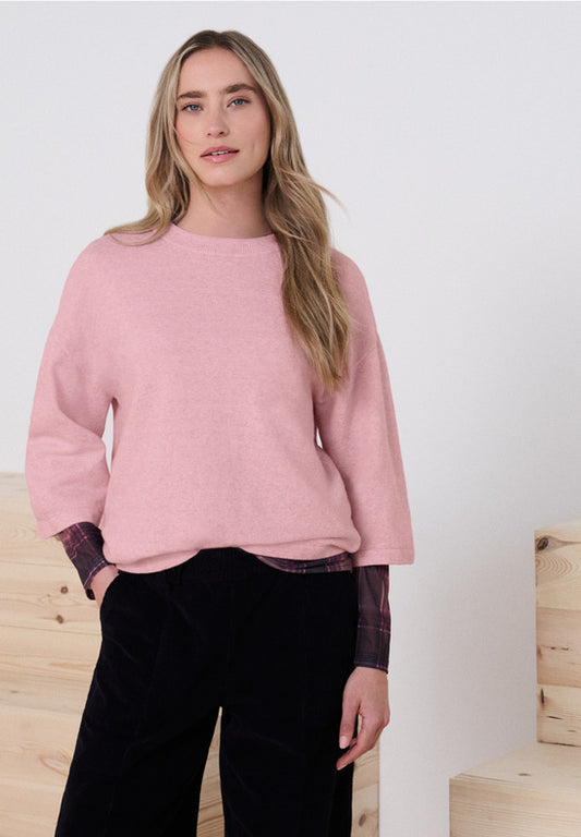 Street One - 3/4 sleeved basic sweater - St 304053