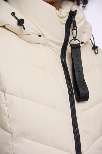 R+P - Padded jacket with detach hood - R+p Yasmina