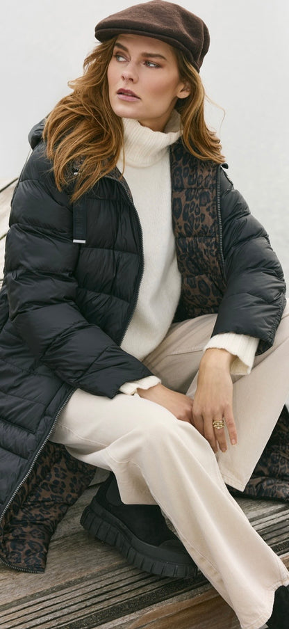 Frandsen - Reversible leopard print coat - Frand 568