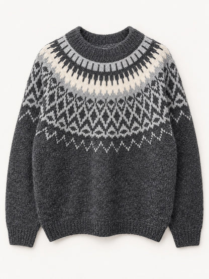 Carole - Print jumper - Car Vg692
