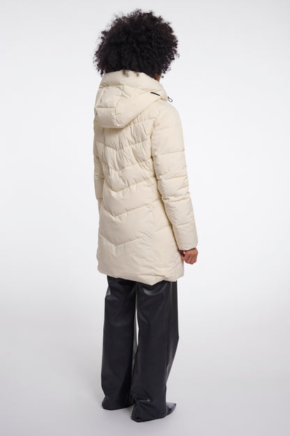 R+P - Padded jacket with detach hood - R+p Yasmina