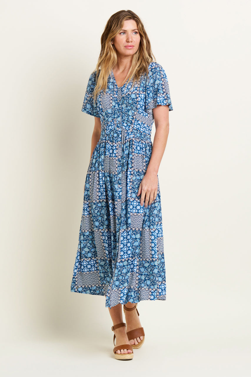 Brakeburn - Floral Patchwork Dress - 11185