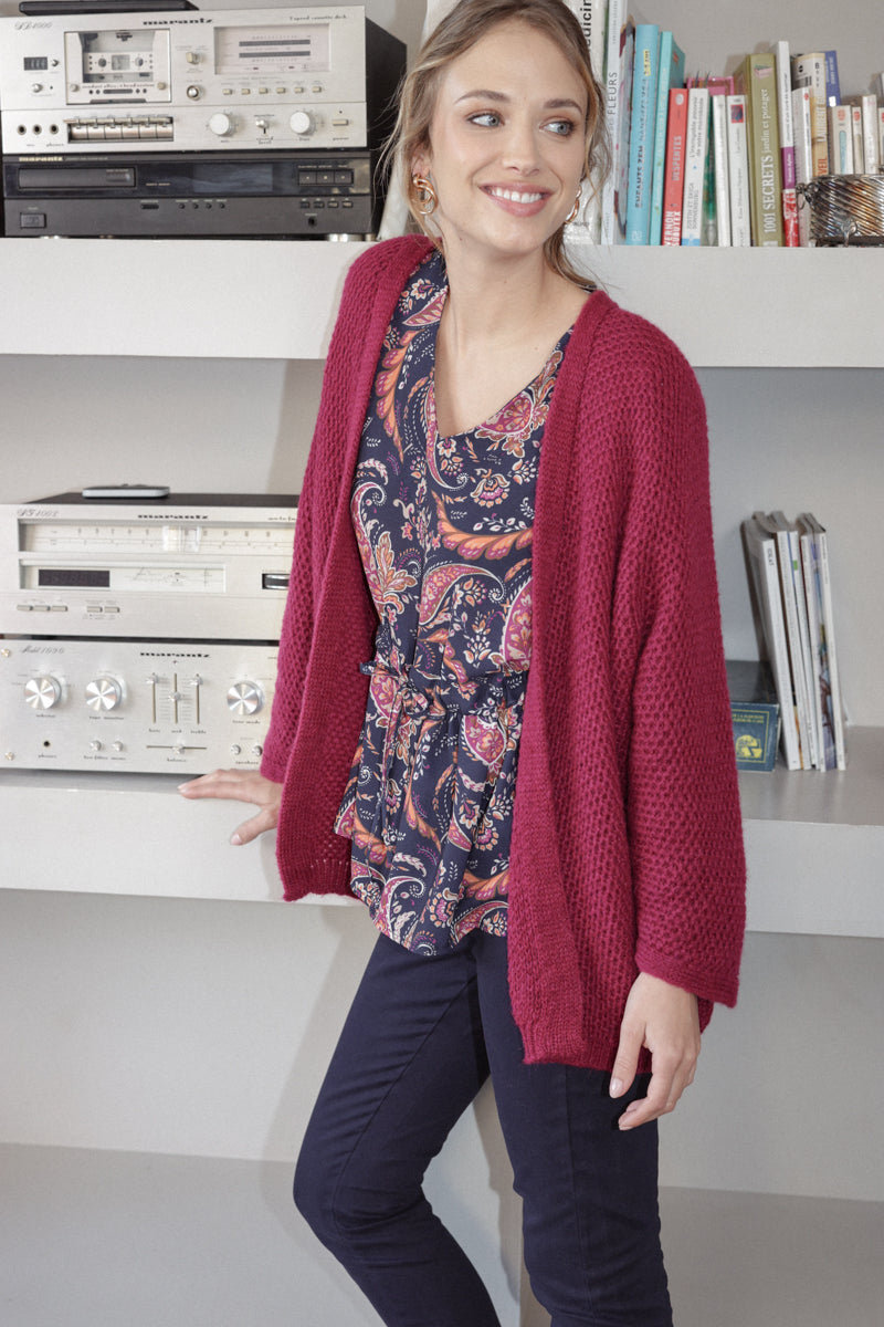 Actuelle - Cardigan le Mohair - 23h015