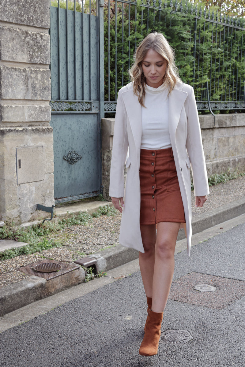 Actuelle - Mid Length Coat - 23h056