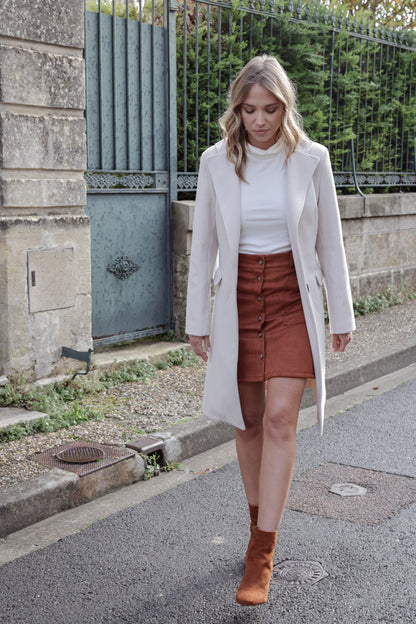 Actuelle - Mid Length Coat - 23h056