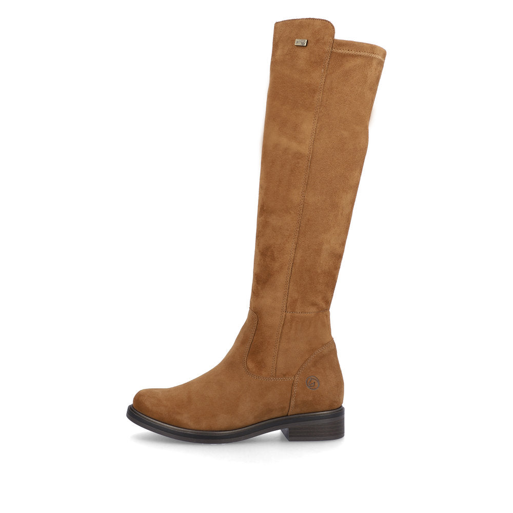 Remonte - Knee High Suede Boot - D8387 W3