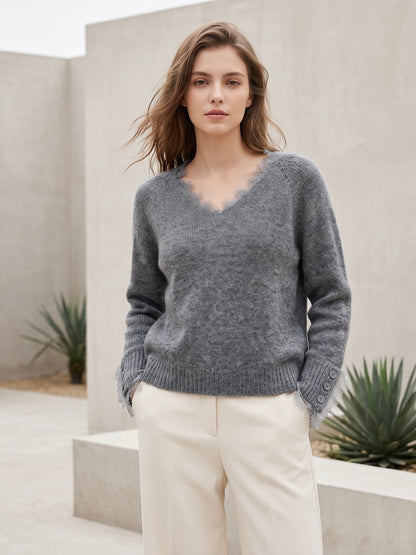 Carole - Lace jumper - Car Vg685