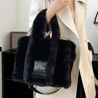 Lipstick - Fur Tote Bag
