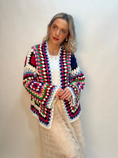 Lipstick - Crochet Cardigan - M38006