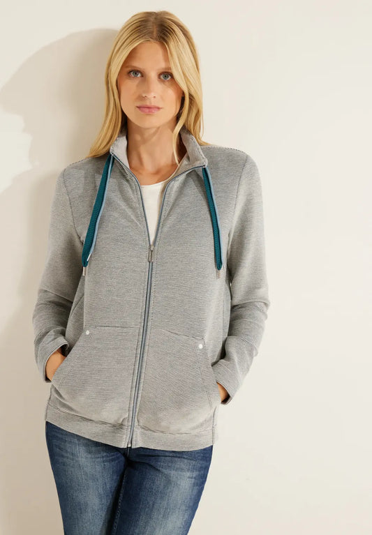 Cecil - Longsleeved Zip Top - 320328