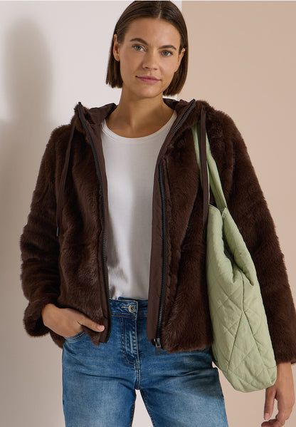 Cecil - Fur matmix jacket - Cec 202272