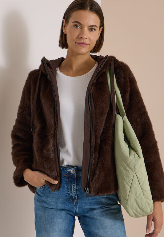 Cecil - Fur matmix jacket - Cec 202272