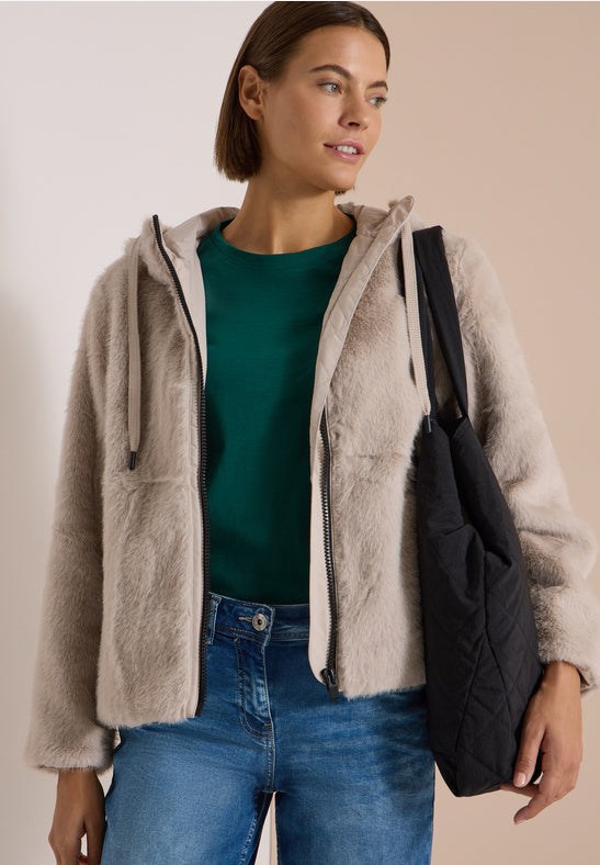 Cecil - Fur matmix jacket - Cec 202272