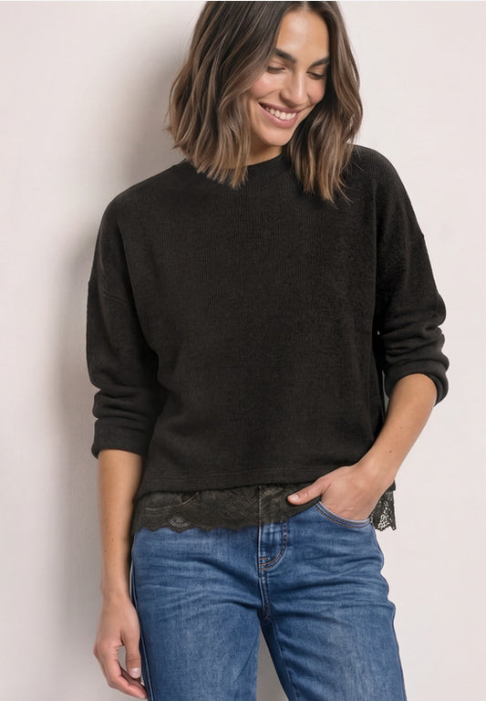 Street One - Soft melange look shirt - St 326063