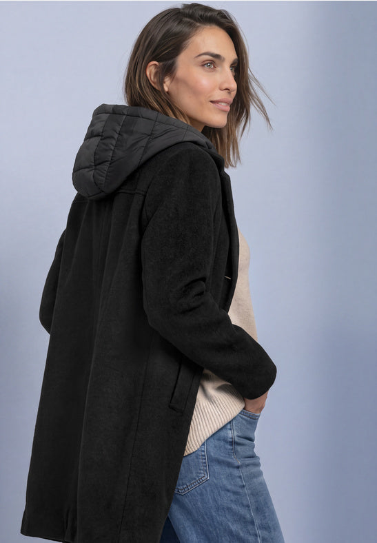 Street One - Reversible coat with hood - St 202256