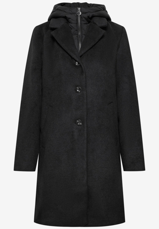 Street One - Reversible coat with hood - St 202256
