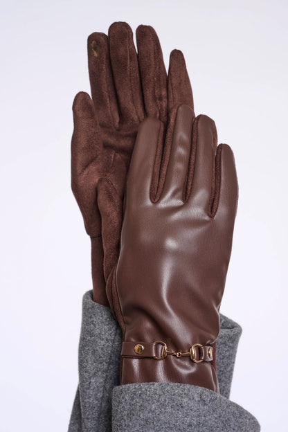 Rino & Pelle - Faux leather gloves - R+p Havila