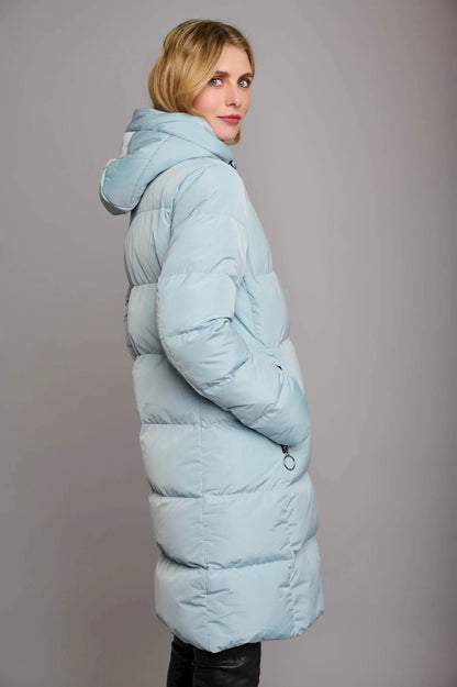 Rino & Pelle - Long Padded Hooded Coat - JADE