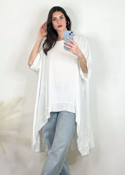Lipstick - Batwing Tunic with Necklace - 22244