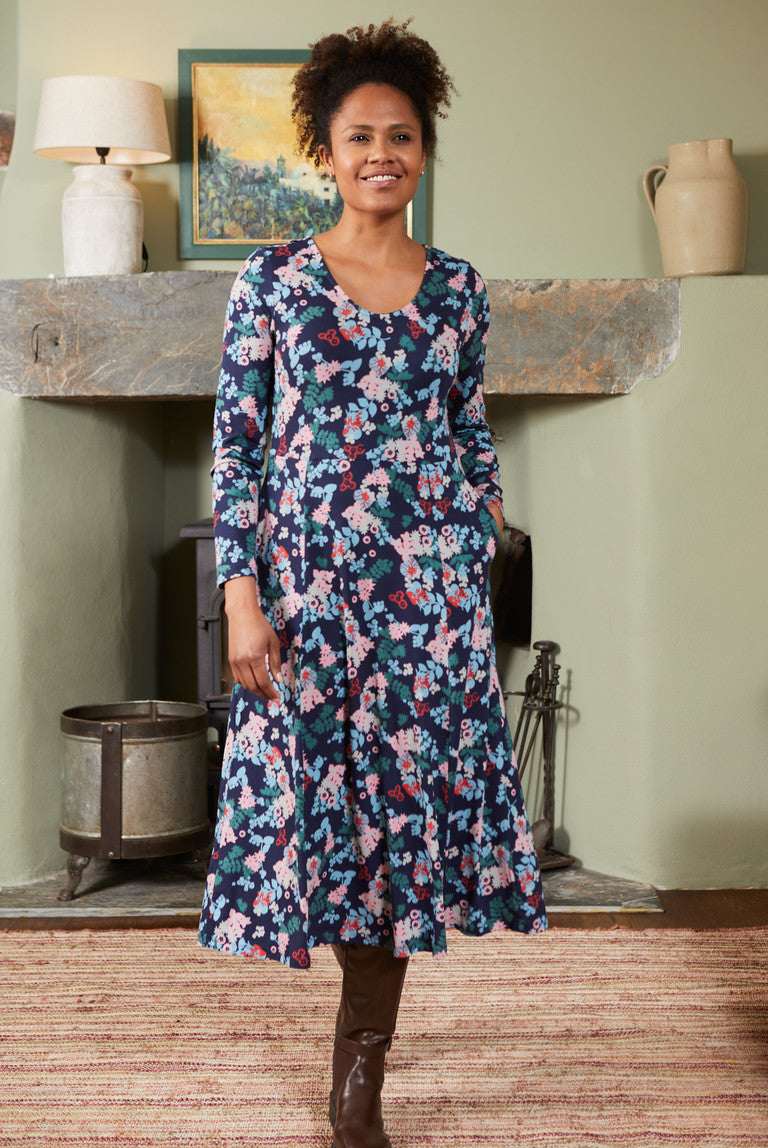 Lily & Me - Jersey Swing Dress Floral - 23553