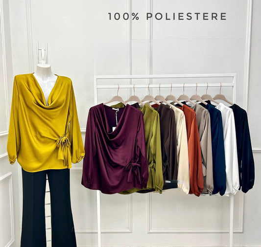 Lamiar - Cowl neck blouse - Lam Bs2302