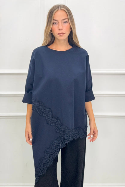 Lamiar - Lace trim top - Lam 39563lm