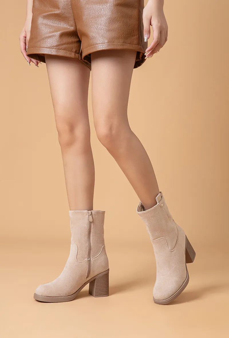 Lipstick - Heeled Ankle Boot - Hq343