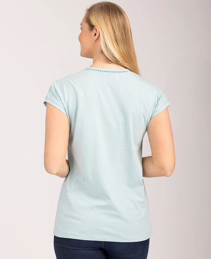 Mudflower - Embrodiered Pocket Detail T-Shirt - 755