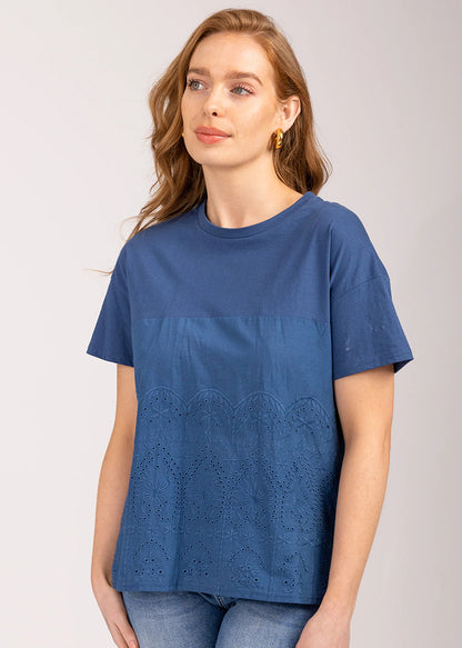 Mudflower - Broderie Anglaise T-Shirt - 753