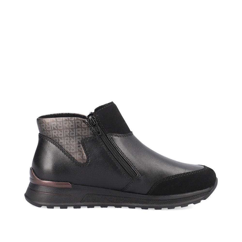 Rieker - Side Zip Chunky Shoe - N1452