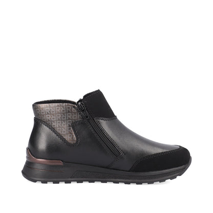 Rieker - Side Zip Chunky Shoe - N1452